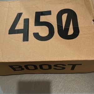 Size 44 euro 450 boost shoes. Brand new! Gray white. Never worn.